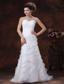 Beautiful and Ruched Bodice For 2013 Wedding Dress With Appliques Sweeetheart Organza