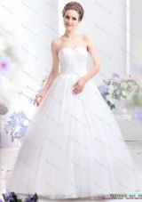 2015 Romantic Sweetheart Wedding Dress with Lace