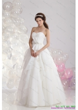 2015 New Style Sweetheart Wedding Dress with Paillette and Ruching