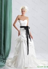 Sturning 2015 Sweetheart Wedding Dress with Ruching