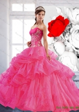 Artistic Sweetheart Ball Gown 2015 Quinceanera Dress with Appliques