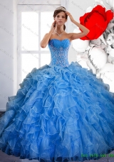 Free and Easy Ball Gown Quinceanera Dress with Ruffles and Appliques