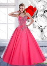 2015 Unique Sweetheart Quinceanera Gown with Beading