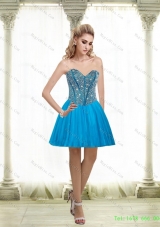 2015 New Style A Line Sweetheart Prom Dress with Beading