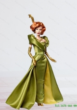 2015 Beautiful Taffeta Cinderella Quinceanera Doll in Olive