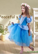2015 Fall Perfect Ball Gown Beaded Cinderella Flower Girl Dress with Long Sleeves