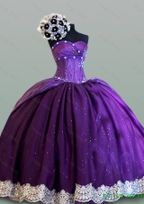 Custom Make Ball Gown Sweetheart Quinceanera Dresses with Lace for 2015