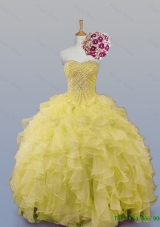 Custom Make Quinceanera Dresses with Beading and Ruffles for Winter