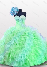 Custom Make Sweetheart Quinceanera Dresses with Appliques and Sequins for 2015 for Fall