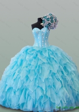 Custom Make Beading Sweetheart Quinceanera Dresses for 2015 for Fall