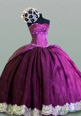 2015 In Stock Sweetheart Quinceanera Dresses with Lace for Winter