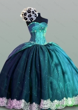 2015 In Stock Sweetheart Quinceanera Dresses with Lace for Fall