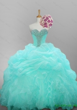 In Stock Sweetheart Beaded Quinceanera Dresses with Ruffled Layers for Winter