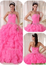 Exclusive Ball Gown Strapless In Stock Quinceanera Dresses with Beading