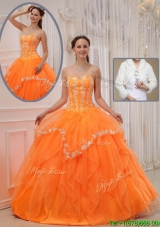 Beautiful Ball Gown In Stock Quinceanera Dresses with Appliques and Beading