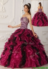2016 Elegant Multi Color Ball Gown Floor Length Quinceanera Dresses