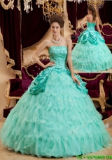 Best Selling Ball Gown Floor Length Ruffles Quinceanera Dresses