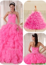 Perfect Ball Gown Strapless Quinceanera Gowns with Beading