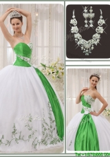 Unique Popular Sweetheart Quinceanera Dresses with Embroidery for 2016