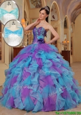 Luxurious Ball Gown Sweetheart Vestidos de Quinceanera in Multi Color