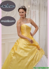 Modern Ball Gown Strapless Wholesale Quinceanera Dresses with Beading
