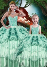 Pretty Ball Gown Princesita Dress with Beading and Ruffles for 2016