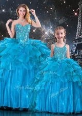 New Arrivals Sweetheart Princesita Dress with Beading in Teal