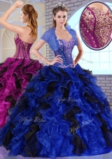 Unique Ball Gown Appliques and Ruffles Sweet 16 Dresses for Fall