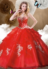 Unique Ball Gown Quinceanera Dresses with Beading and Appliques