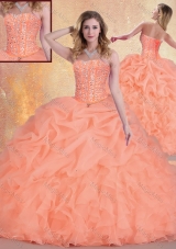 New Arrivals Sweetheart Quinceanera Gowns with Ruffles and Pick Ups