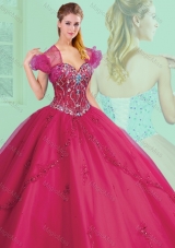 Inexpensive Sweetheart Beading and Appliques Quinceanera Gowns