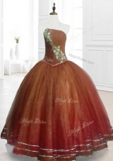Custom Make Brown Ball Gown Strapless Quinceanera Dresses with Beading