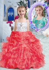 Perfect Spaghetti Straps Mini Quinceanera Dresses with Beading and Ruffles
