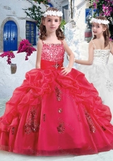 Beautiful Spaghetti Straps Mini Quinceanera Dresses with Appliques and Bubles