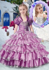 Romantic Straps Mini Quinceanera Dresses with Ruffled Layers and Appliques