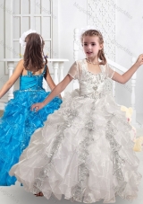 New Arrivals Straps Ball Gown Mini Quinceanera Dresses with Beading and Ruffles