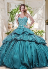 The Most Popular Really Puffy Quinceanera Gown with Beading and Pick Ups