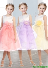 Beautiful Scoop Tulle Mini Quinceanera Dress with Hand Made Flowers and  Ruffles