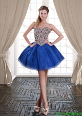 New Arrivals Beaded Bodice Sweetheart Short Prom Dress in Royal Blue