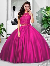 Taffeta Sleeveless Floor Length Sweet 16 Dresses and Lace and Ruching