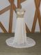 Extravagant White Sleeveless Lace Brush Train Side Zipper Wedding Dresses for Wedding Party