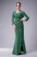 Exceptional Beading Mother Of The Bride Dress Green Zipper Sleeveless Floor Length