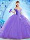 Dazzling Off The Shoulder Sleeveless Organza Sweet 16 Quinceanera Dress Beading Brush Train Lace Up