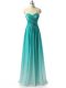 Cheap Multi-color Sleeveless Chiffon Zipper Bridesmaids Dress for Prom and Party and Wedding Party