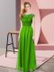 Sleeveless Zipper Floor Length Lace Homecoming Dress