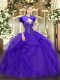 Colorful Sleeveless Lace Up Floor Length Beading and Ruffles Quinceanera Gowns