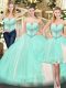 Fine Apple Green 15 Quinceanera Dress Military Ball and Sweet 16 and Quinceanera with Beading and Ruffles Sweetheart Sleeveless Lace Up