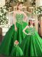 Beautiful Sweetheart Sleeveless Tulle 15 Quinceanera Dress Beading Lace Up