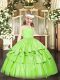 Top Selling Zipper Pageant Dress Toddler Beading and Lace Sleeveless Floor Length