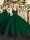 Latest Tulle Sleeveless Floor Length Sweet 16 Quinceanera Dress and Beading and Ruffled Layers